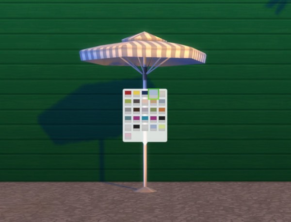  Mod The Sims: Backyard Umbrella by plasticbox