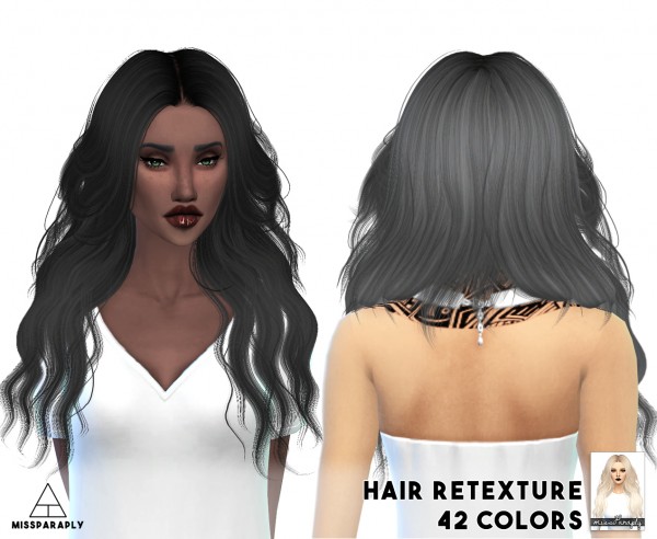 Miss Paraply Hair Retexture Sintiklia Ann 42 Colors • Sims 4 Downloads