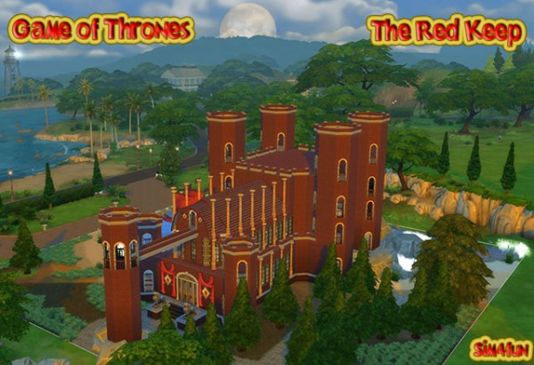  Sims Fans: The Red Keep house by Sim4fun