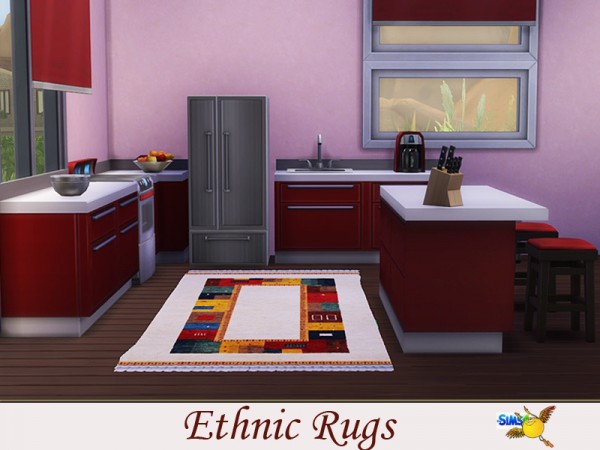  The Sims Resource: Ethnic Rugs by Evi