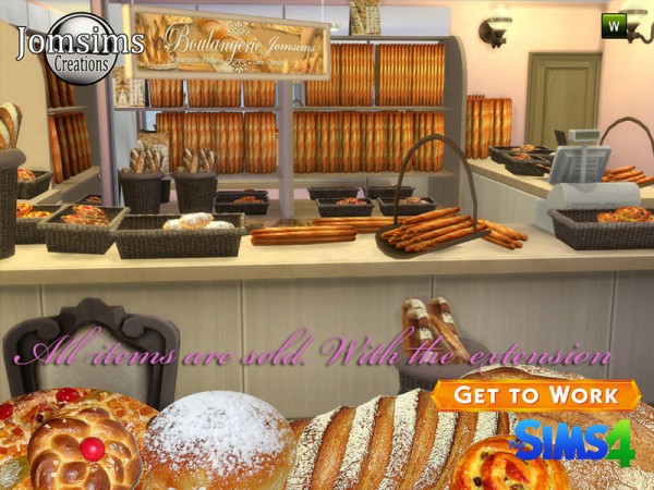  The Sims Resource: The bakery 2015 by JomSims