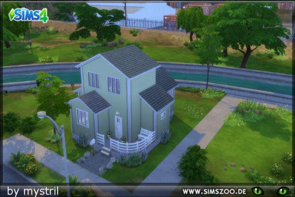  Blackys Sims 4 Zoo: Starter house  spring by Sims Atelier