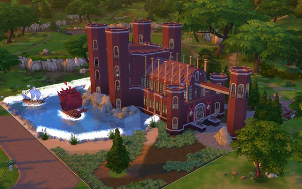  Sims Fans: The Red Keep house by Sim4fun