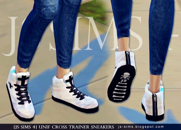 JS Sims 4: UNIF Cross Trainer Sneakers • Sims 4 Downloads