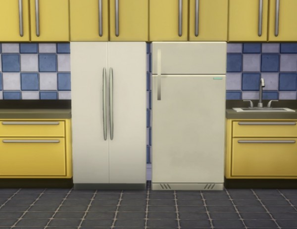  Mod The Sims: Cabinet compatible fridges by plasticbox
