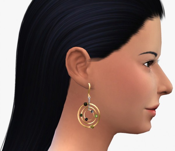  19 Sims 4 Blog: Earrings set 9
