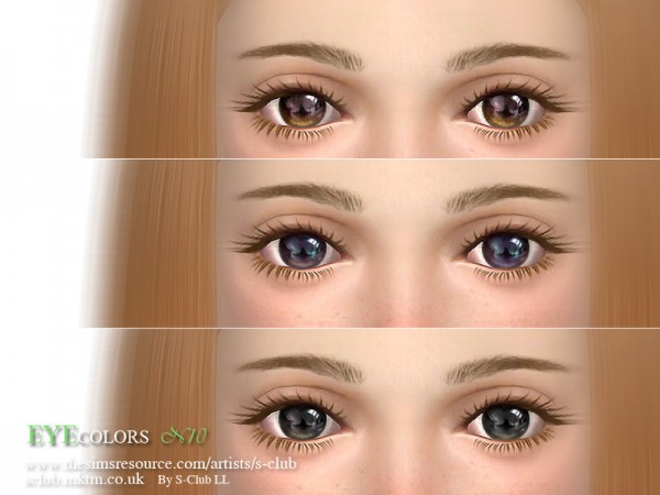  The Sims Resource: S Club LL ts4 eyecolors 10 by S Club