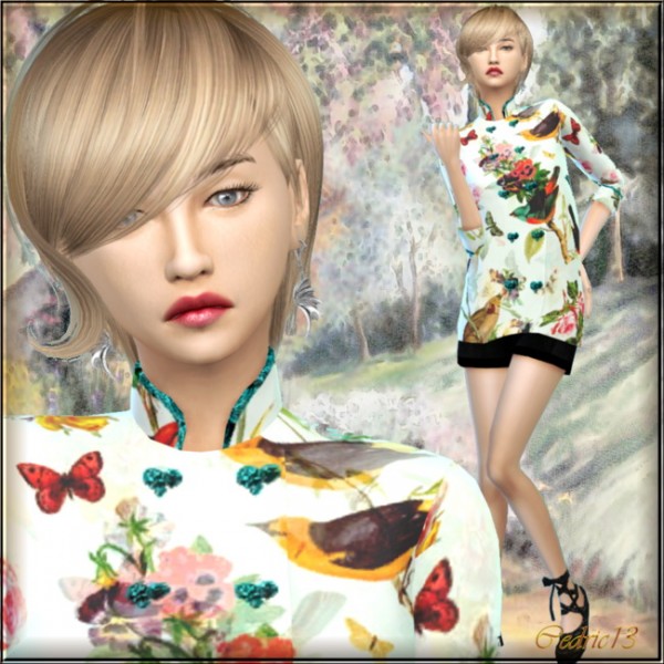 L`Universe De Nicole: Aline female sims model • Sims 4 Downloads