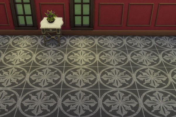  Blackys Sims 4 Zoo: Small Rosette floor by mammut