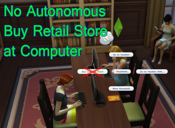  Mod The Sims: No Autonomous Buy Retail Store by scumbumbo