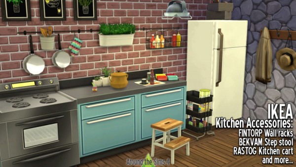  Around The Sims 4: IKEA Accessories Kitchen