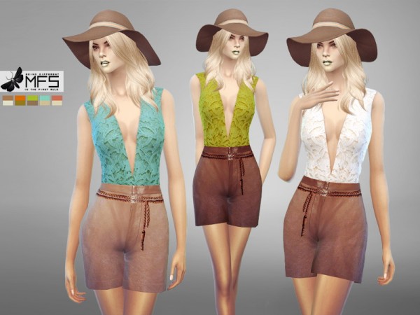  MissFortune Sims: Amelia Outfit