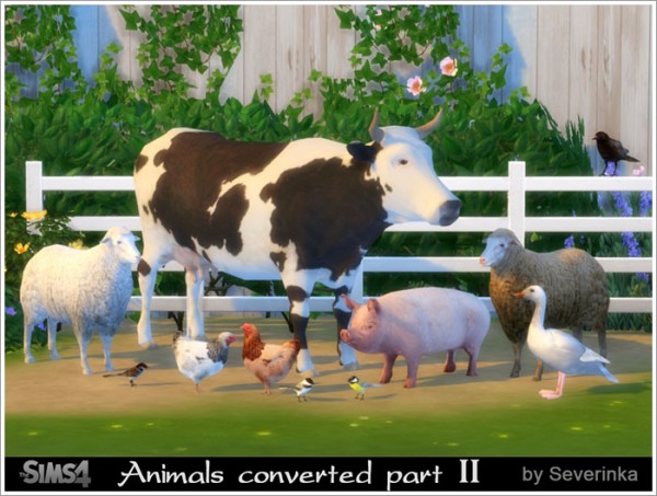  Sims by Severinka: Animals converted part II