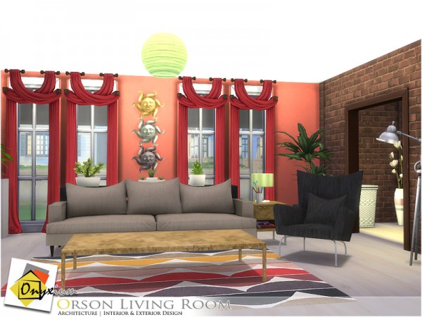  The Sims Resource: Orson Living Room by Onyxium