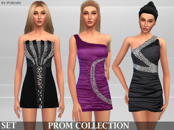 The Sims Resource: Prom Dresses Set by Puresim