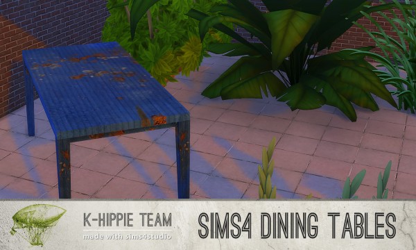  Mod The Sims: 10 Dining Tables volume 1 by Blackgryffin