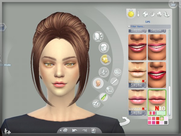 The Sims Resource: Cherry Glaze Lipstick by Tsminh 3