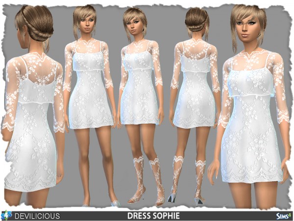  The Sims Resource: Sophie Lace set by Devilicious