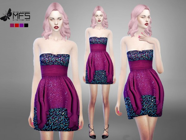  MissFortune Sims: Seraphine Dress