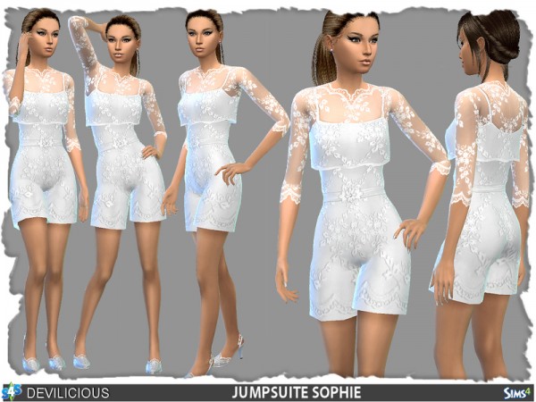  The Sims Resource: Sophie Lace set by Devilicious