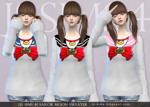  JS Sims 4: Sailor Moon Sweater