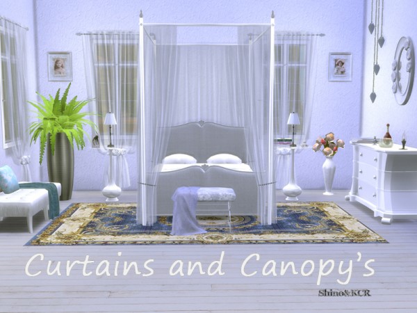  The Sims Resource: Curtains and Canopys by ShinoKCR