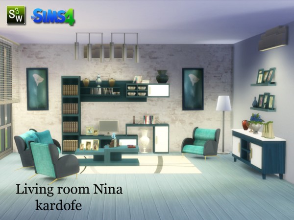  The Sims Resource: Living room Nina by Kardofe