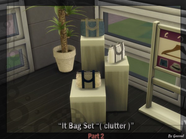  The Sims Resource: It bag Set   Salable
