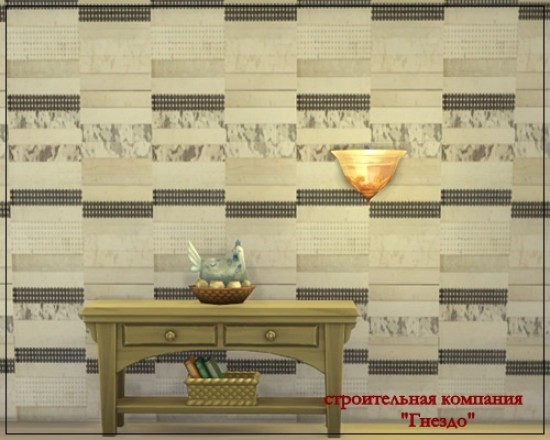  Sims 3 by Mulena: Striped panels