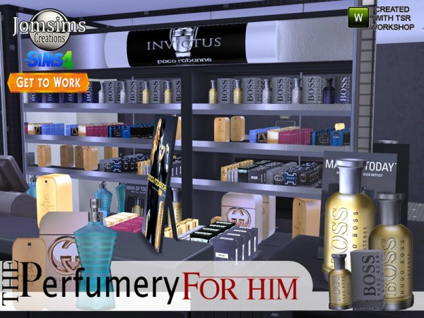 The Sims Resource: The perfumery get to work for male by JomSims