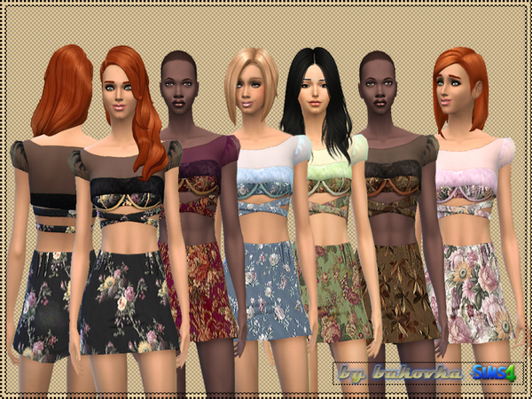  The Sims Resource: Set Fantasy outfit by Bukovka