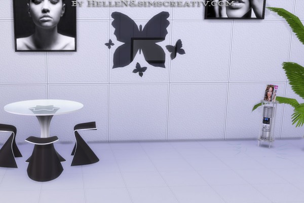  Sims Creativ: Set decor mirror by  HelleN