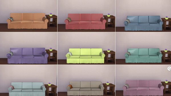  Saudade Sims: Comfty Couch with Slipcovers