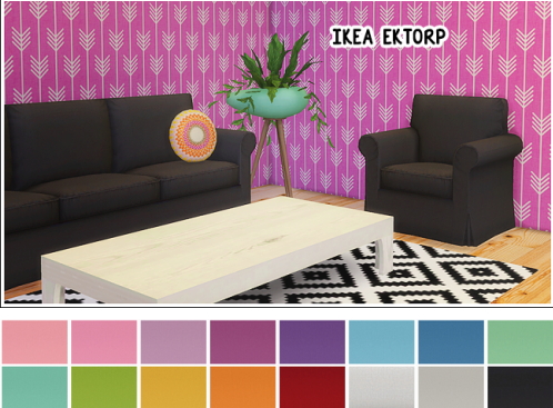  LinaCherie: IKEA Ektorp   armchair, loveseat, sofa