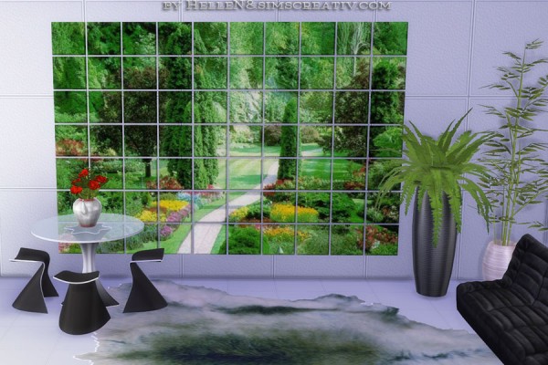  Sims Creativ: Wall decor   Fotopanel by HelleN