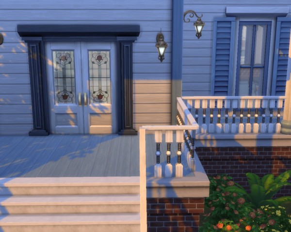  Mod The Sims: Stained Glass Double Door Set by mojo007