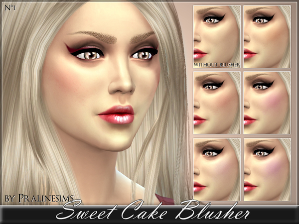  The Sims Resource: Sweet Cake Blusher by Pralinesims
