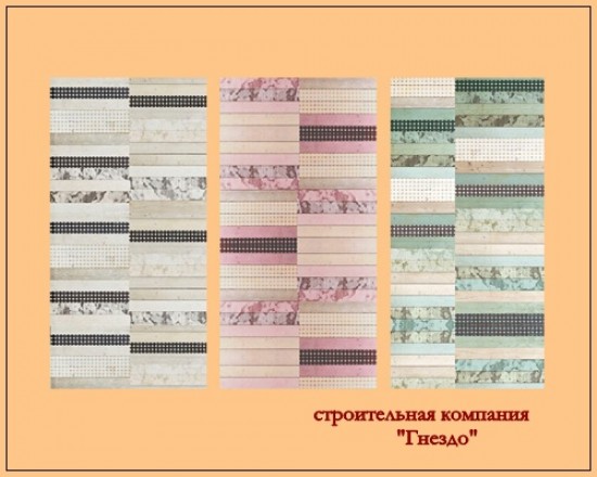  Sims 3 by Mulena: Striped panels