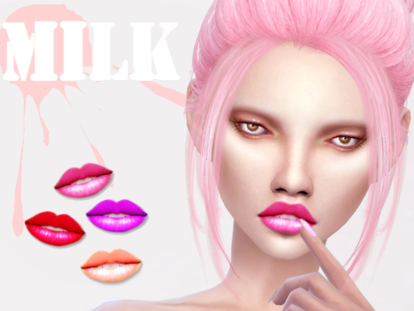  The Sims Resource: M.I.L.K Lips