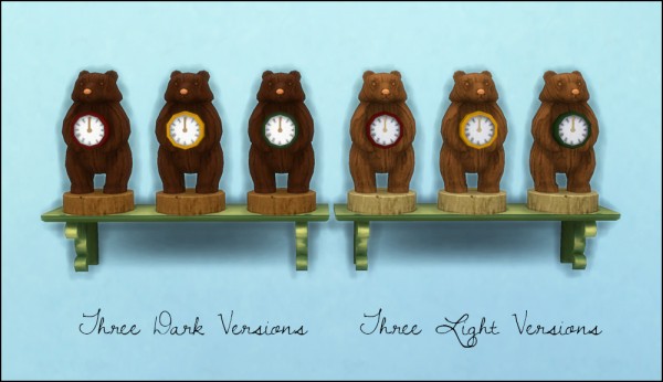  Martine Simblr: Bear Clock Conversion