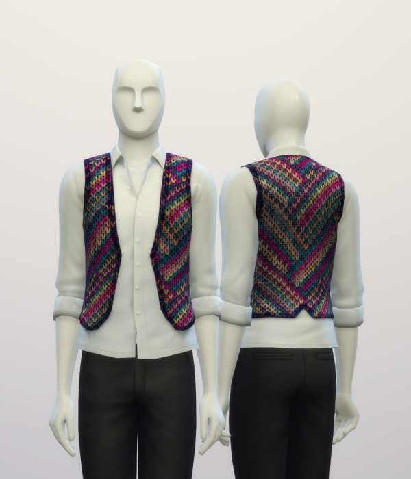  Rusty Nail: Kintted sweater pattern vest
