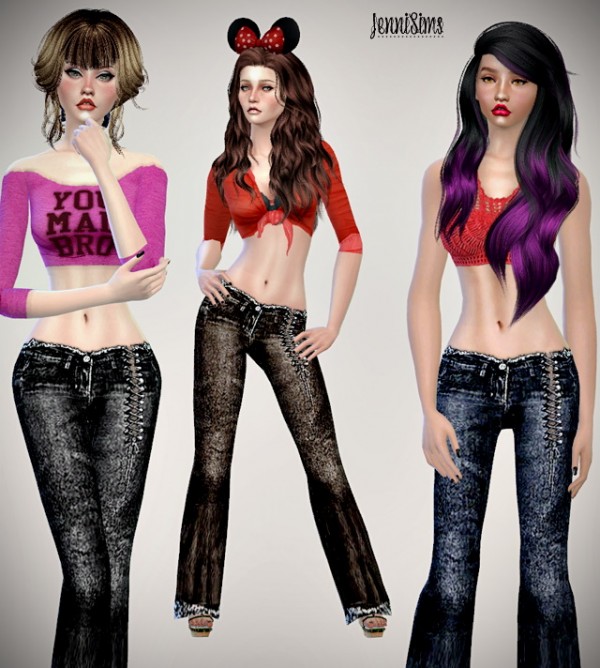  Jenni Sims: Sets of Jeans & Accessory Bandana Hair