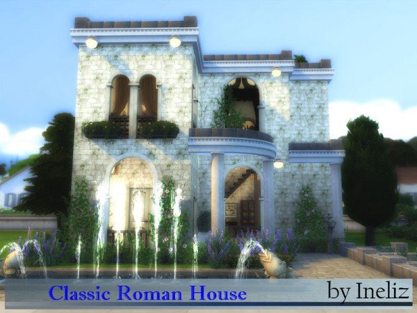  The Sims Resource: Classic Roman House by Ineliz