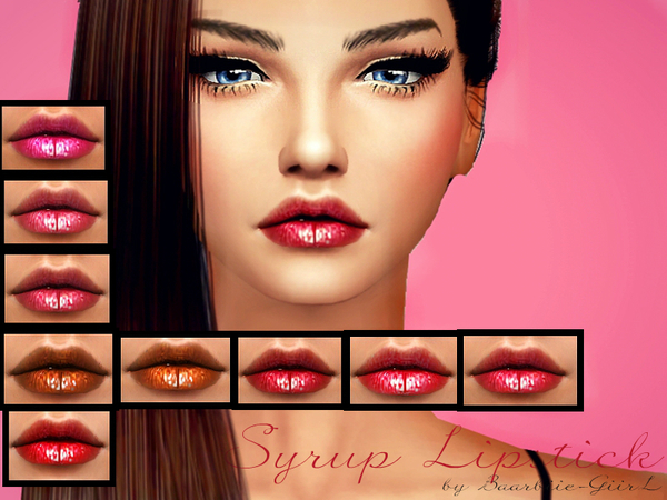  The Sims Resource: Syrup Lipstick by Baarbiie GiirL
