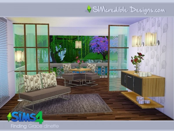  The Sims Resource: Finding Grace Dinette by SIMcredible Design