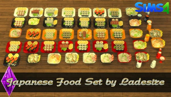  Ladesire Creative Corner: Japanese Food Set