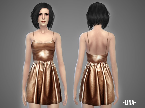 The Sims Resource: Lina   dress by April