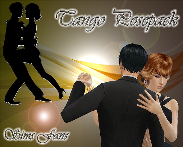  Sims Fans: Tango Posepack