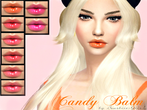  The Sims Resource: Candy Balm by Baarbiie GiirL