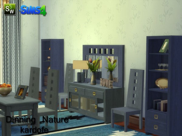  The Sims Resource: Dinning room nature by Kardofe